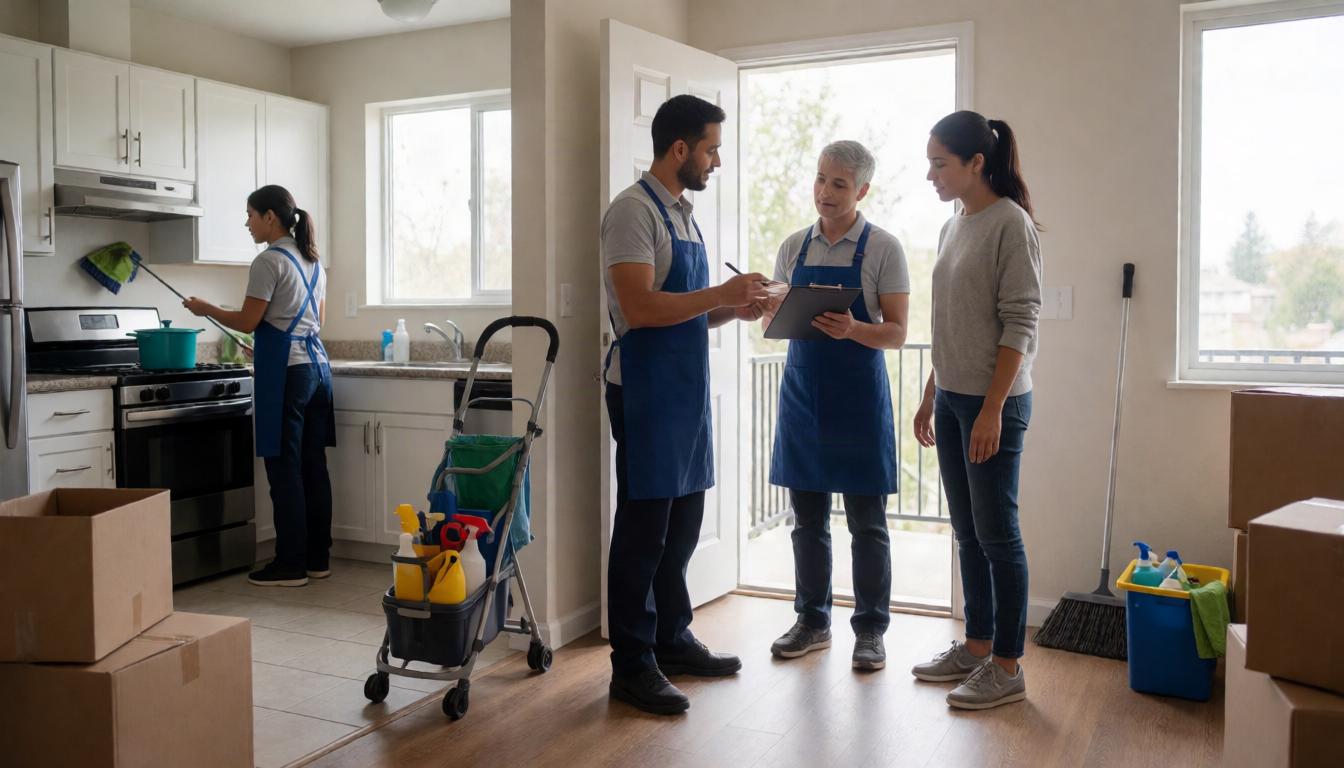 Deep cleaning for empty properties
